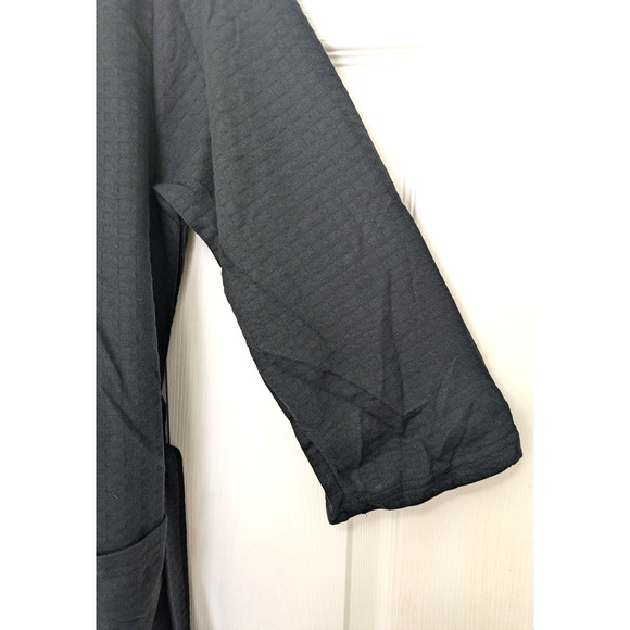 Womens Lightweight Robe Black Size Large Spa Pool Beach Cover Up - Picture 2 of 6